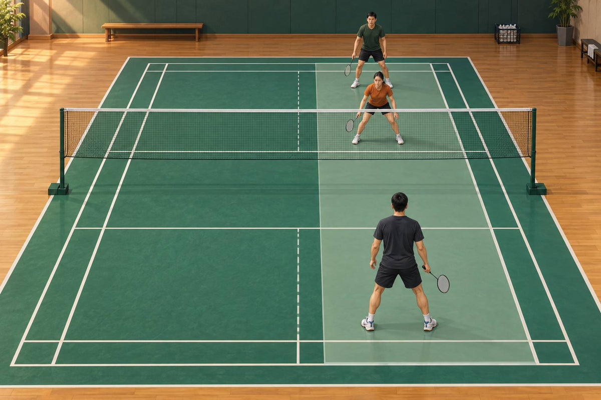 A local two-versus-one setup gives one solo player and a pair distinct roles within an agreed practice area.
