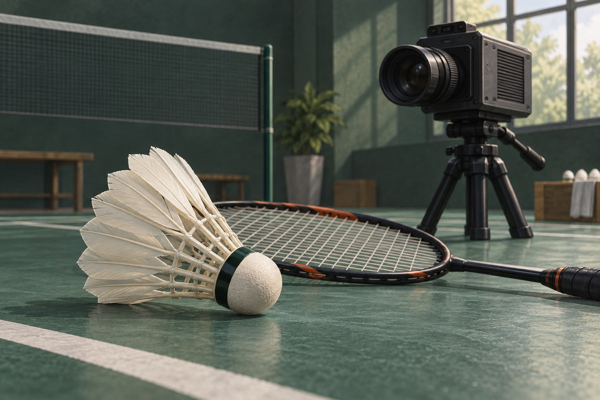 A shuttle and high-speed camera introduce why the measurement method matters when comparing smash speeds.