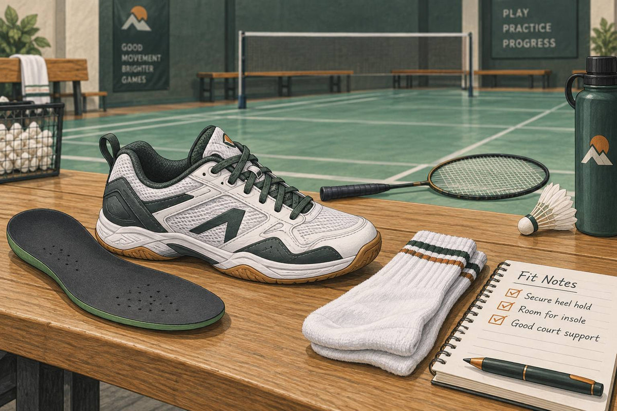 Editorial court-shoe fit still life without a treatment or pain-relief claim.