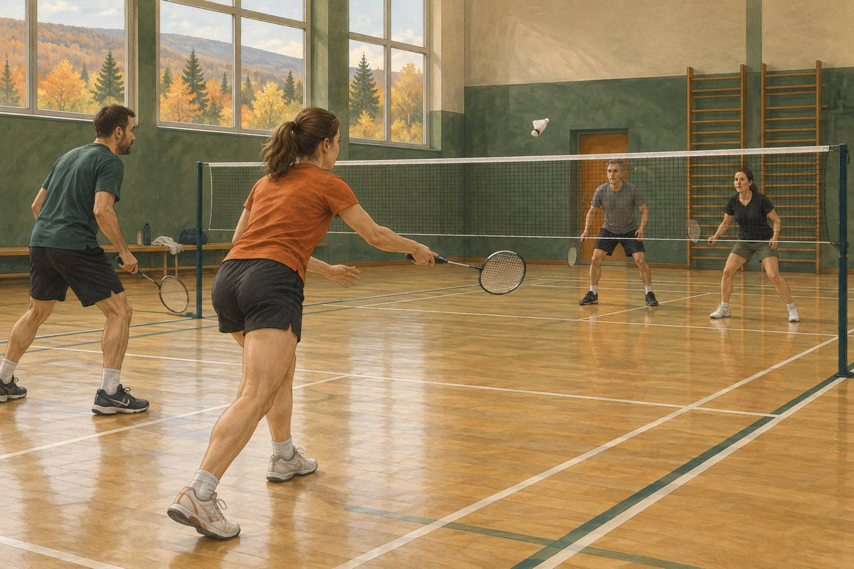 Check the local access rules before choosing open play or a reserved court in the Laurentides.