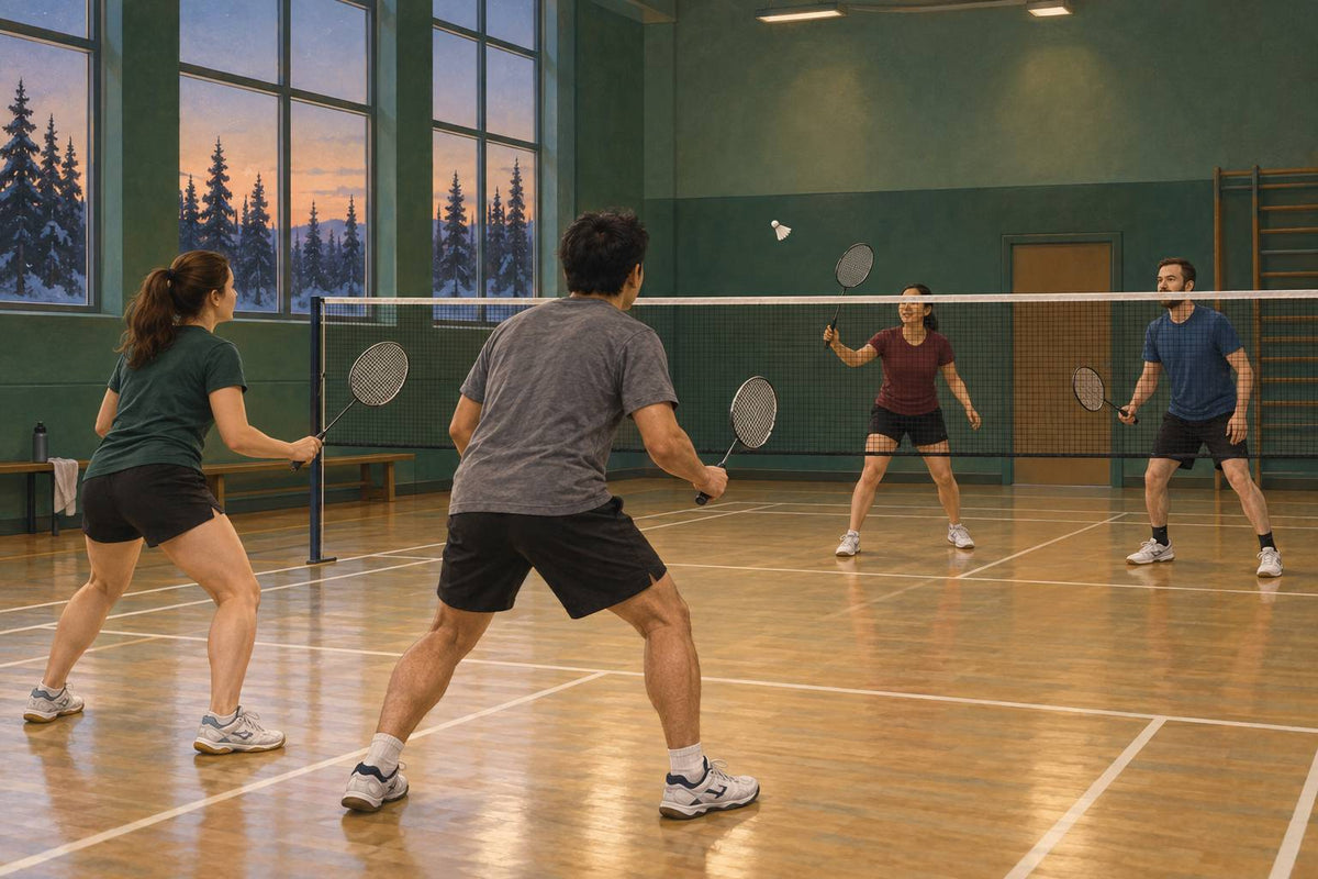 Community badminton in the NWT often uses shared school gyms and club sessions.