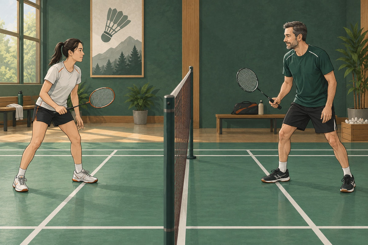 Two players prepare a mixed-level game with an agreed adjustment to keep the contest useful for both.