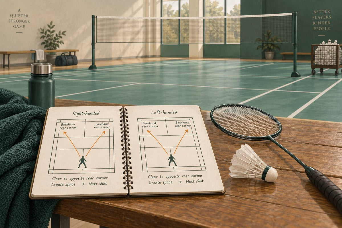 Identify the opponent’s actual racket side before relying on a familiar target pattern.