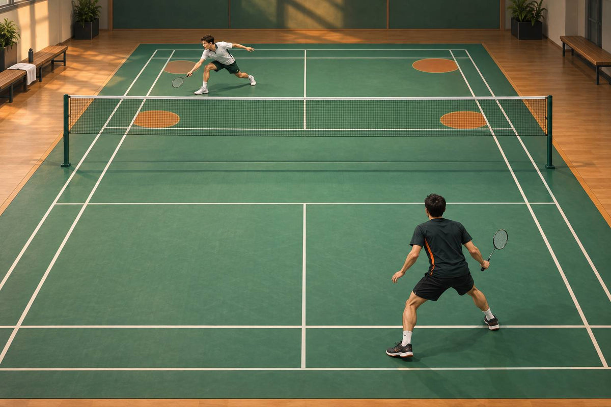 Four-corner singles pressure depends on the opponent’s recovery and the space available for the next shot.