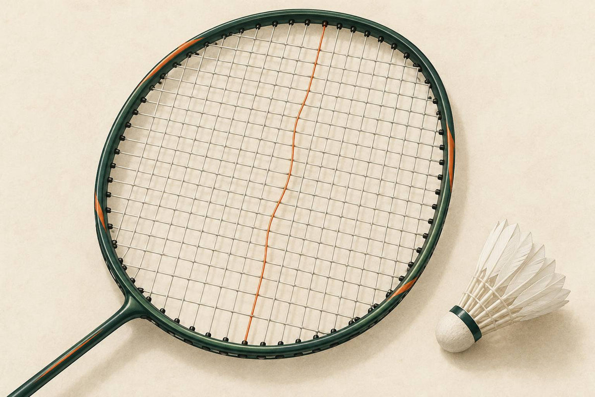 A slightly displaced string is a visible clue to monitor, not a measurement of tension.