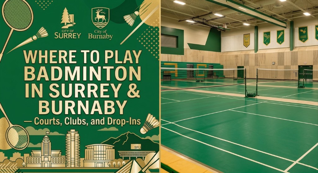 Where to Play Badminton in Surrey and Burnaby — Courts, Clubs, and Drop-Ins