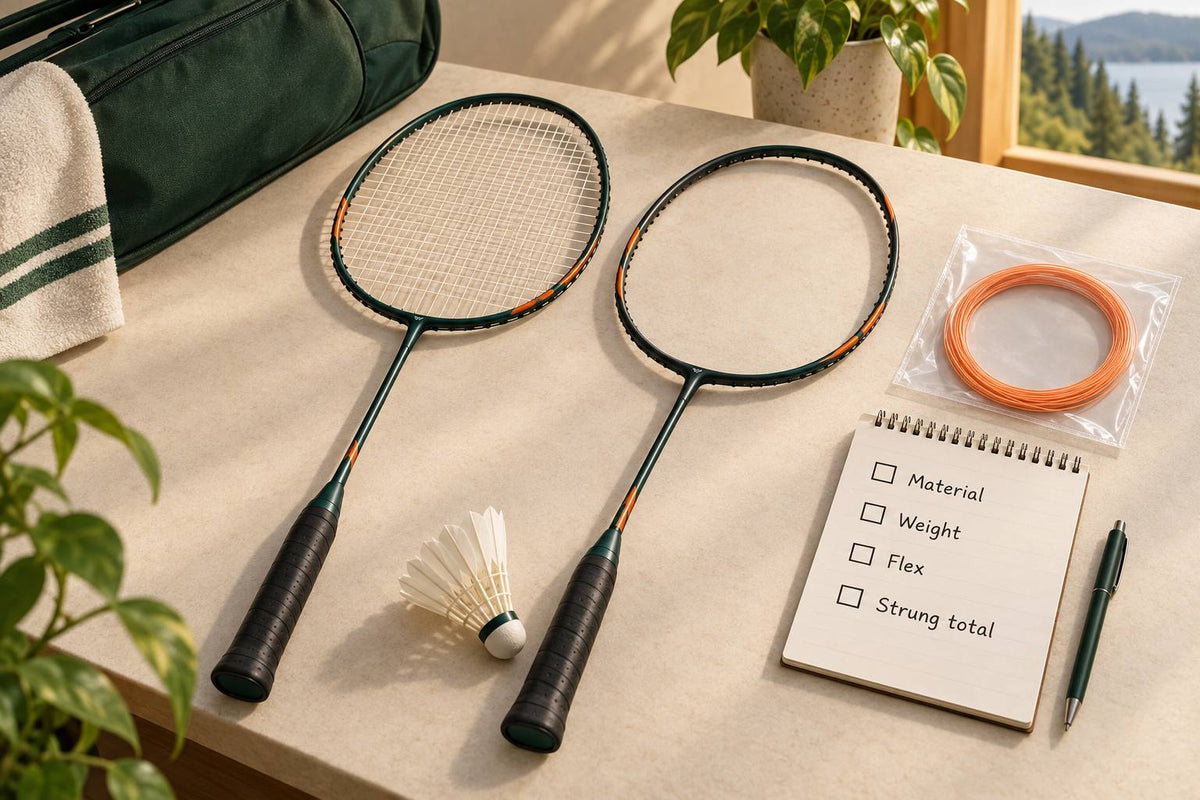 An under-$100 racket budget should cover a manageable frame and the strings needed to play.