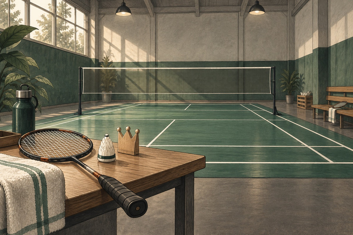 A simple crown marker represents the winner-stays challenge in King of the Court