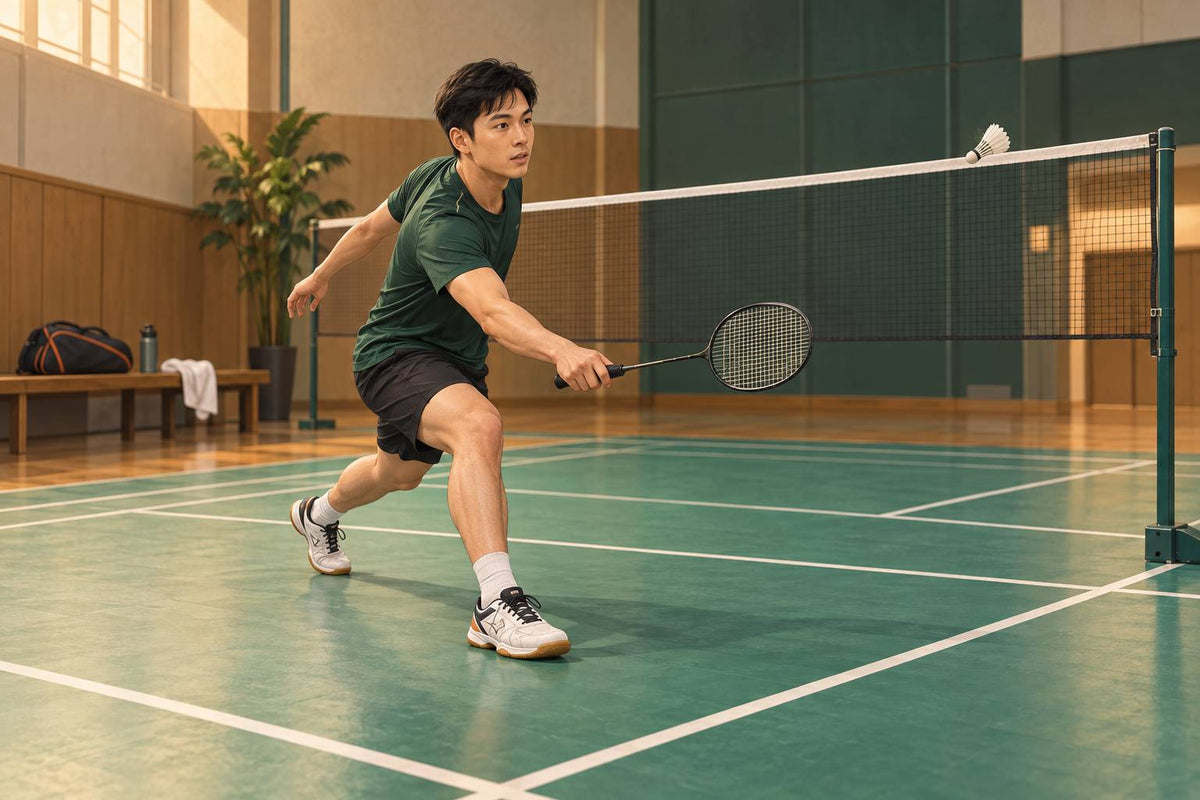 A controlled court movement and an appropriate training load are part of the article’s knee-pain discussion.