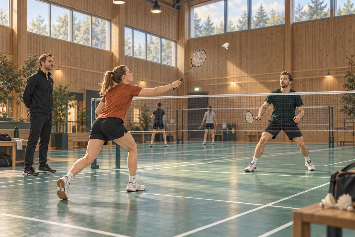 A community club session illustrates the shared practice environment discussed in Denmark’s development system.